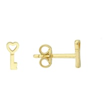 Goldkupe 14 Ayar Altın Minik Anahtar Küpe 0,57 Gr-1804