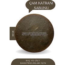 Doğal Çam Katranı Sabunu, Cilt Sorunları İçin Katkısız Sabun 100gr
