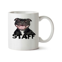 I Love My Staff 01 İki Tarafı Baskılı Kupa Bardak Çok Renkli