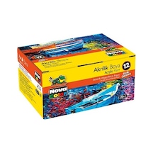 Nova Color Akrilik Boya 12 Renk Şişe