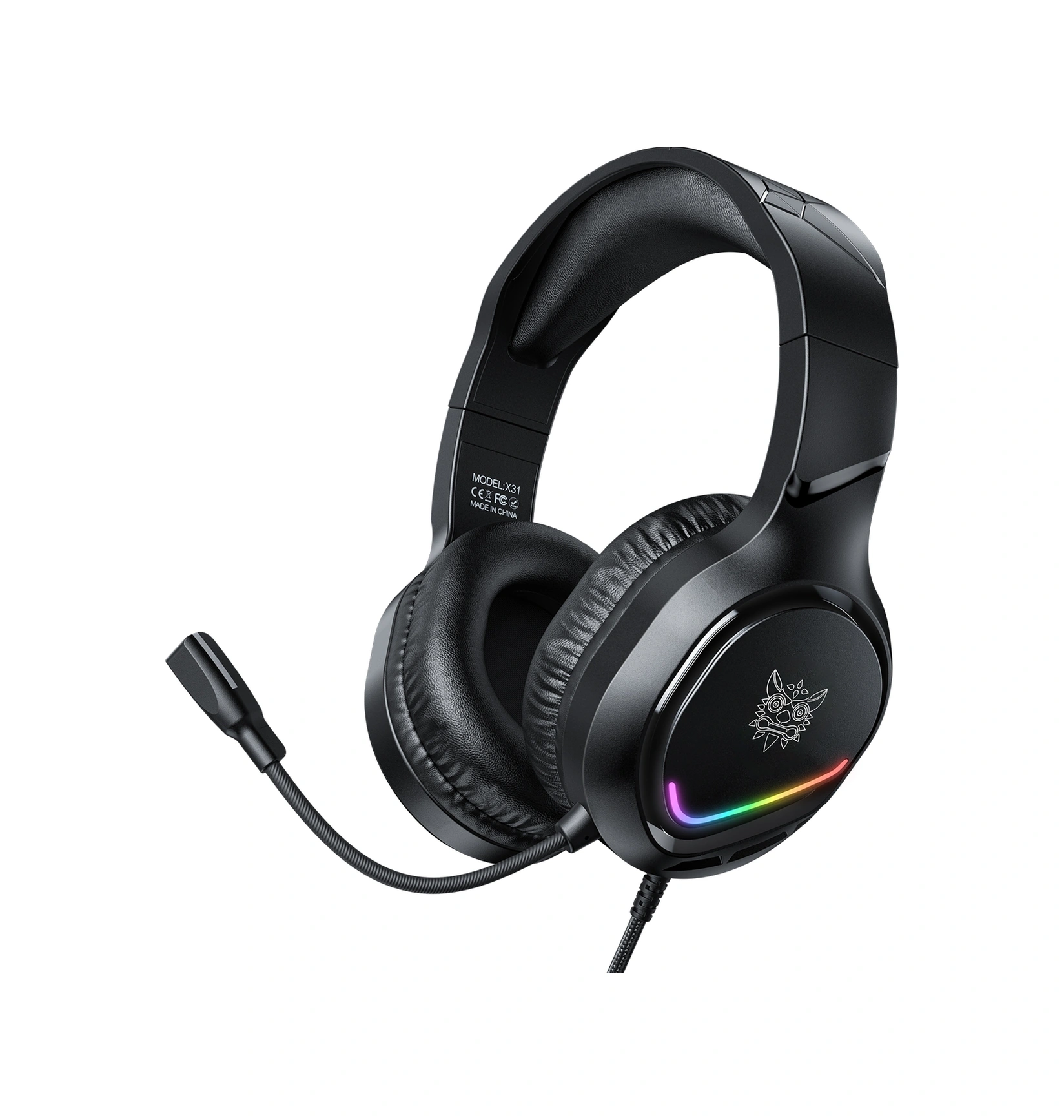 Sones Onıkuma X31 Usb / 3,5 Mm Kablolu Rgb Işıklı Oyuncu Kulaklığı Mikrofonlu, Kablo Uzunluğu: 2,2 M