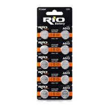 Lr-44/357 Düğme Pil Alkalin 1.5v 10lu Kart Ag13 Bx40