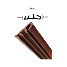 Ahşap Doğrama Fitili Ahşap Kapı Pencere Fitili Kahverengi 10 Metre Diğer