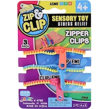 4785 Zıp Clip Zipper Clips 3lü -sunman