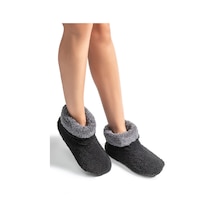 Twigy Comfy Kadın,Garson Boy Ev Botu Siyah 36/41 AA0811 Siyah