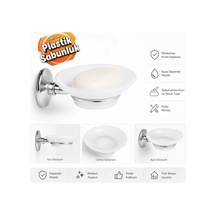 Buççin Online Mağaza Banyo Aksesuarları Plastik Sabunluk Çok Renkli