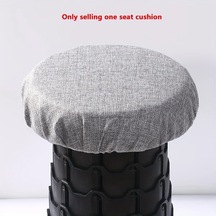 Chuangyinshop 1 Adet Gri Kamp Taburesi Pufu - Nylon Polyester Katlanır Portatif Outdoor Gri