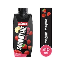 Dimes Smoothie Çilek Muz Elma 310 Ml X 12 Adet