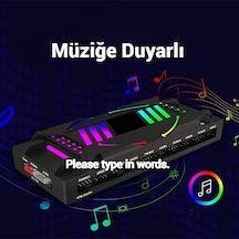 Argbctr-01b Argb Denetleyici Controller Uzaktan Kumandalı Siyah Çok Renkli