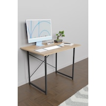 Metal Ayaklı Çalışma Masası Ofis Masası Atlantik Çam 60 x 90 CM Atlantik Çam Metal Ayaklı Çalışma Masası Ofis Masası Atlantik Çam 60 x 90 CM Atlantik Çam
