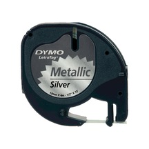 Dymo Letratag Şerit Metalik 12 Mmx4 Mt Gri 91208
