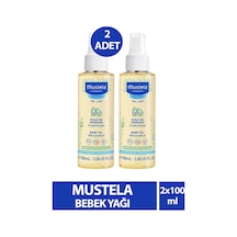Mustela Baby Massage Oil Nemlendirici Ve  Bebek Yağı 100 ML x 2