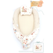Babynest Ortopedik Bebek Yatağı, Anne Yanı Bebek Yatağı, Ergonomik Tasarım, Animal Serisi