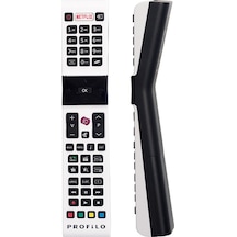 Elektrogun Profilo Uyumlu Rca49130 Netflıx Tuşlu Beyaz Lcd-Led Tv Kumand