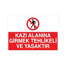 Çivi Uçlarını Eğiniz Uyarı Tabelası - 20x30 Foreks - İ26