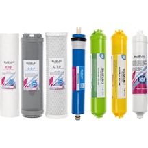 Açık Kasa Su Arıtma Cihazı Tam Set (7 Filtre)Alkali Ve Mineral Fi