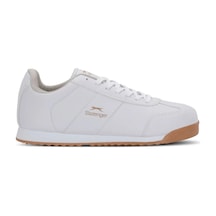 Slazenger Erkek Yazlık Terletmez Kaydırmaz Koku Yapmaz Hafif Full Ortopedik Günlük Yürüyüş Ayakkabısı Beyaz