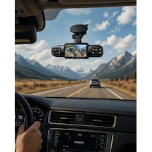 Araç İçi Kamera Full Hd Gece Görüşlü 4 Kamera Destekli Geniş Açılı Kayıt