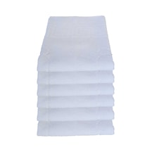 6 Lı Ayak İzli Banyo Paspas Pamuklu Ayak Havlusu 50x70 Cm Diğer