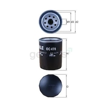 Yağ Filtresi Toyota Auris Corolla 1.4l 1ndtv Nde120 Nde150 2002-2009 Yaris 1.4l 1ndtv Nlp90 2006-2009 Hı Lux 2.5l 2kdftv Kun15 Kun25 Kun26 Vigo 2005-2015 2.4l 2gdftv Gun125 Revo 2015 - Kısa Tip 77562336