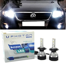Vw Passat B6 Led Xenon Sis Farı Ampulü H8 Access Yeni Seri Beyaz