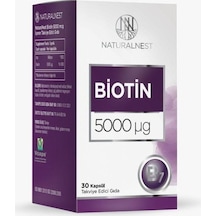 Naturalnest Biotin 5000mcg 30 Kapsül