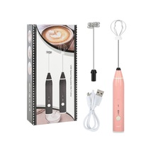 Vkemall Pembe Şarjlı Elektrikli Çırpma Makinesi: 3 Hız Ayarlı, Süt Köpürtücü Ve Karıştırıcı Pembe