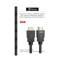 Özel Seri 5 Metre Hdmı 4k Dijital Veri Aktarım Bağlantı Kablosu Ekran Bağlantısı Görüntü Aktarıcı