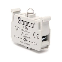 Emas CBB Yedek LED'li 100-230V AC Beyaz Sinyal Blok
