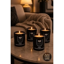 Doqu Home Sandal Wood Kokulu Mum Saydam - 170 Gr 4'lü Kahverengi