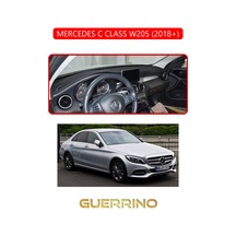 Mercedes C Class W205 2018+torpido Koruma Halısı Kırmızı Kenar