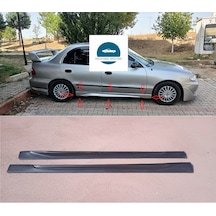 Hyundai Accent Yumurta Kasa Marşpiyel Takımı 4 Sağ Sol Boyasız Ham Siyah