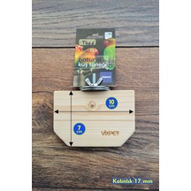 Vixpet Venty Papağan Stant Tünek 10 cm | Sultan | Muhabbet | Forpus | Sevda | Cennet | T446
