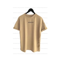 Noıssey Buğraterzimoda Brooklyn Baskılı Bol Kalıp Unisex Bej Oversize T-shirt Btmbt789876