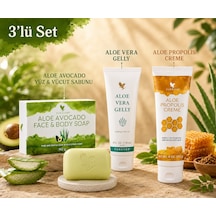 Forever Aloe Propolis Krem + Aloe Vera Gelly + Avocado Sabun