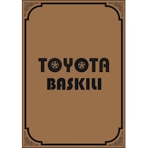 Cihan Oto Paspas Kağıdı Toyota Uyumlu Amblem Baskılı 100 Adet 35x50 135g