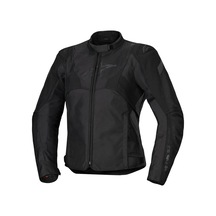 Alpinestars Stella T-jaws V4 Wp Korumalı Kadın Motosiklet Montu Siyah Siyah