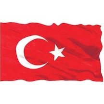 1 Adet 40 60Türk Bayrağı Bez Okul Öğrenci Kırtasiye 10552