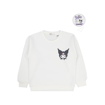 Kuromi 6-9 Yaş Sweatshirt Ekru