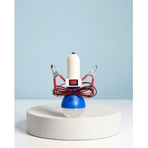 12v Timsah Kıskaçlı Led Ampul Kamp Acil Dur Durum Lambası