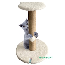 Nursoft Stepli Kedi Orijinal Jüt Halat İp Tırmalama Tahtası