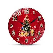 Goldenqian 10 Inç Noel Serisi Karikatür Yaratıcı Saat Dekorasyon Saati Ffogı3 ÇOk Renkli