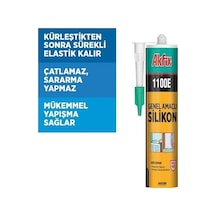 Akfix Şeffaf Silikon 280 Gr 1100e Şeffaf