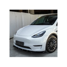 Tesla Model Y 2020-2025 Ön Lip Piano Black Ön Tampon Alt Eki