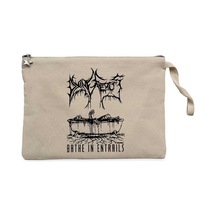 Dying Fetus Bathe İn Entrails Krem Clutch Astarlı Cüzdan / El Çantası