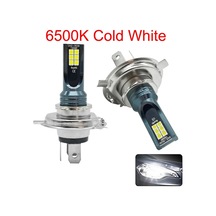 2 Adet H4 H7 Led Far H11 H8 H9 H10 H1 H3 Araba Sis Ampuller 9005 9006 Oto 6500k Cold White H11 1 Piece Set