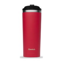 Qwetch QM6097 Isı Yalıtımlı 470 ML Termos Mug – Kırmızı