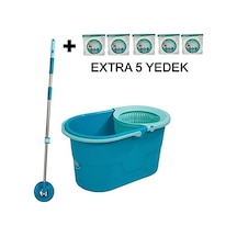 Motek Fix Mop Temizli Seti Paspas Temizlik Kovası+5ad Yedek Başlık