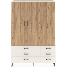 Hyperion Dolap 5 Raflı 6 Çekmeceli Tek Askılı 132x44x195 Ayta... Aytaşı
