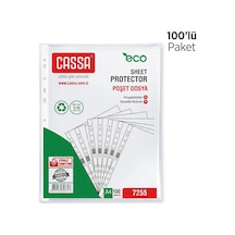 Poşet Dosya Eco 30 Mikron 100'lü Paket Diğer